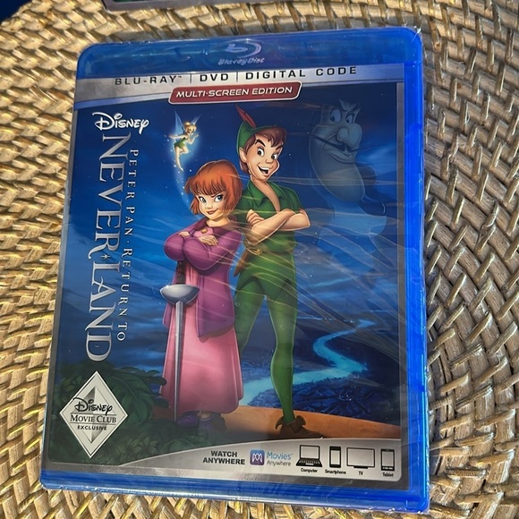 New Disney Peter Pan: Return To Neverland (Blu-ray/DVD/Slipcover)No Digital Code - Picture 4 of 5
